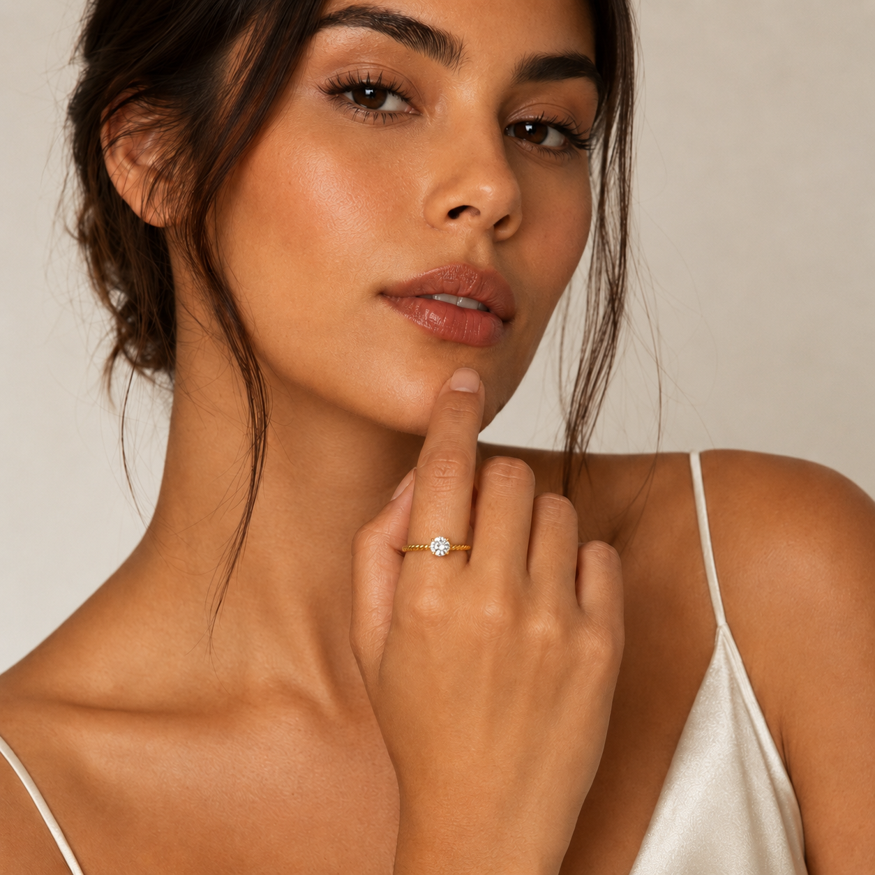 Anillo de Compromiso Promesa - Oro 18k