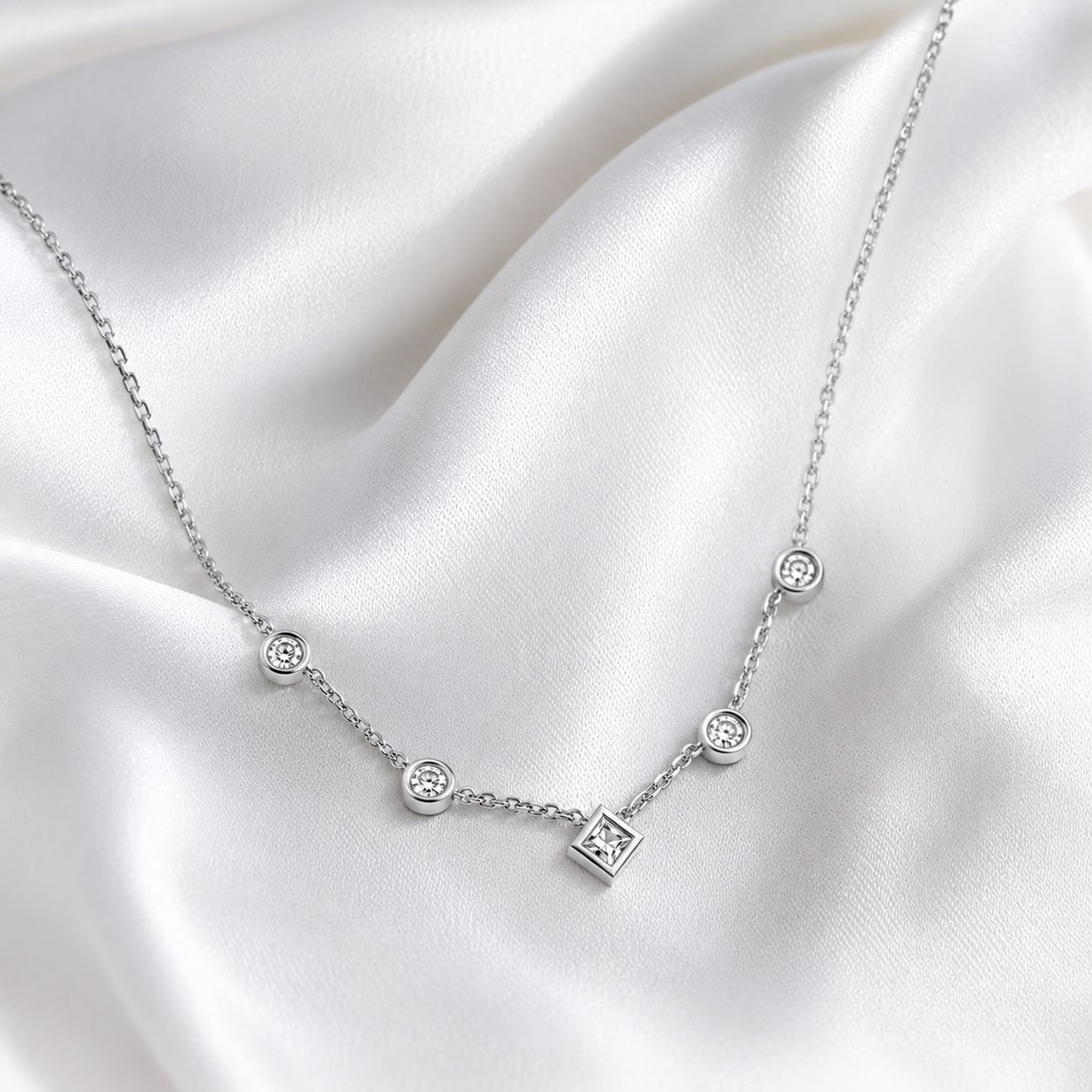 Collar Serena Eternity - Plata 950