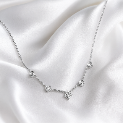 Collar Serena Eternity - Plata 950